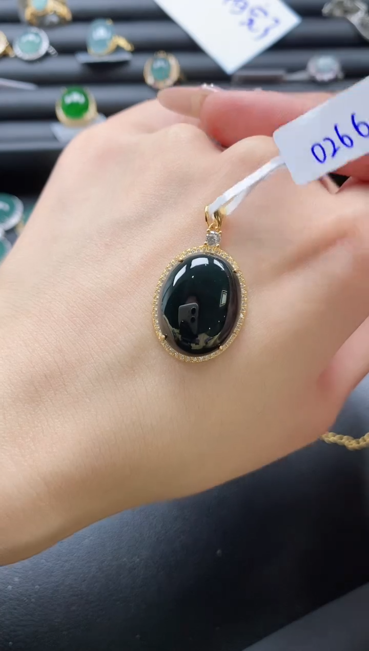 【闪购商品】翡翠戒指银S925镶嵌51151