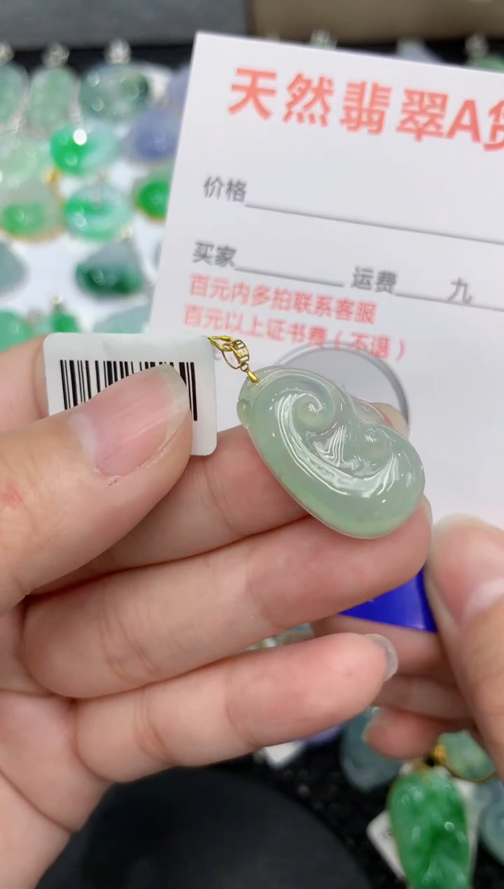 【闪购商品】翡翠颈饰18K金镶嵌111111111111