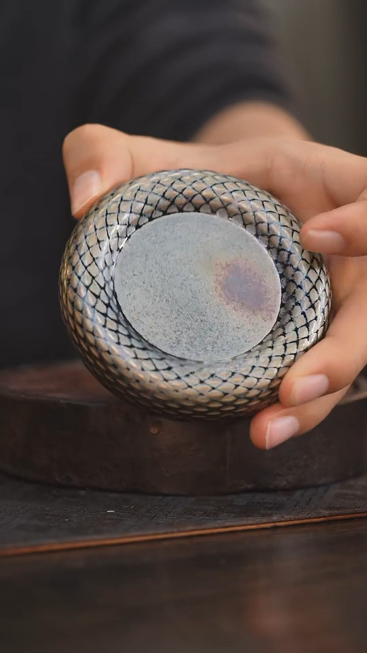 【闪购商品】杯114柴房陶瓷柴烧 窑宝杯垫