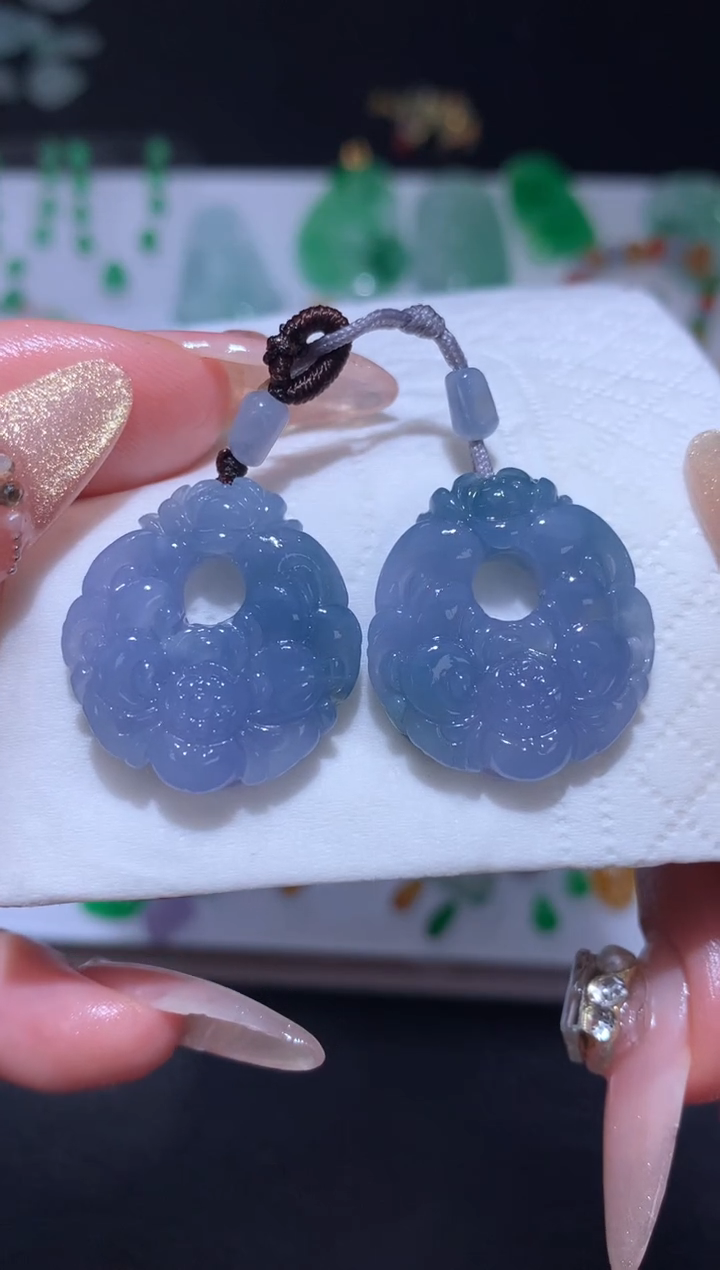 未镶嵌定制翡翠莲花
