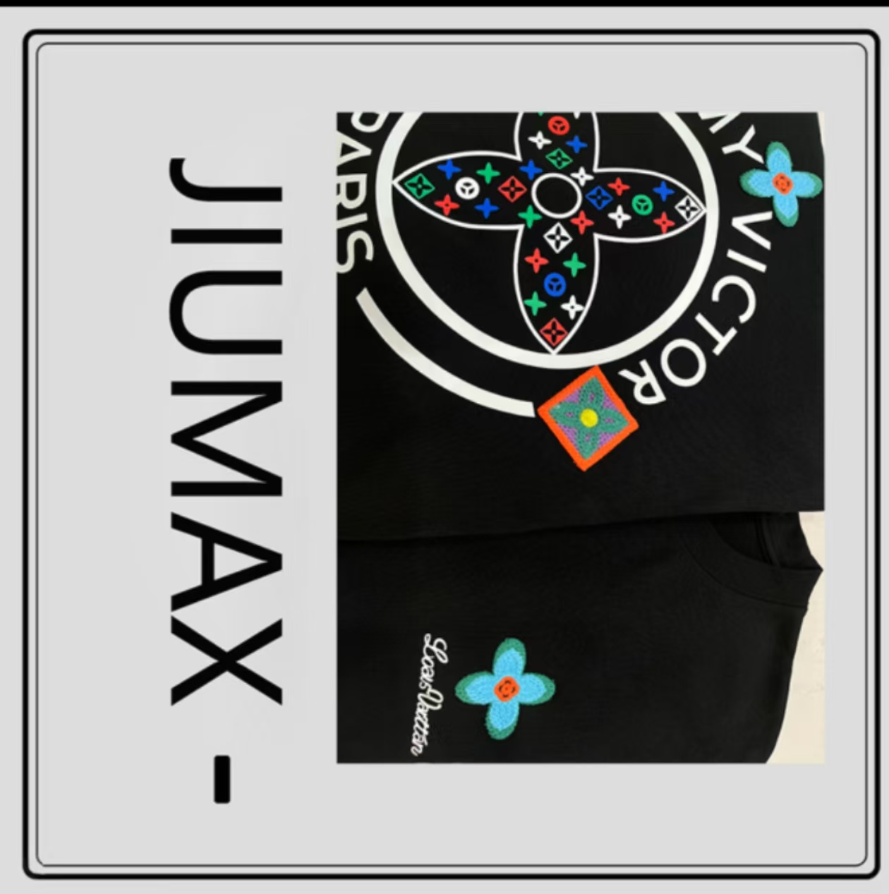 A70美式男士宽松T百搭T恤春夏黑色短袖夏季