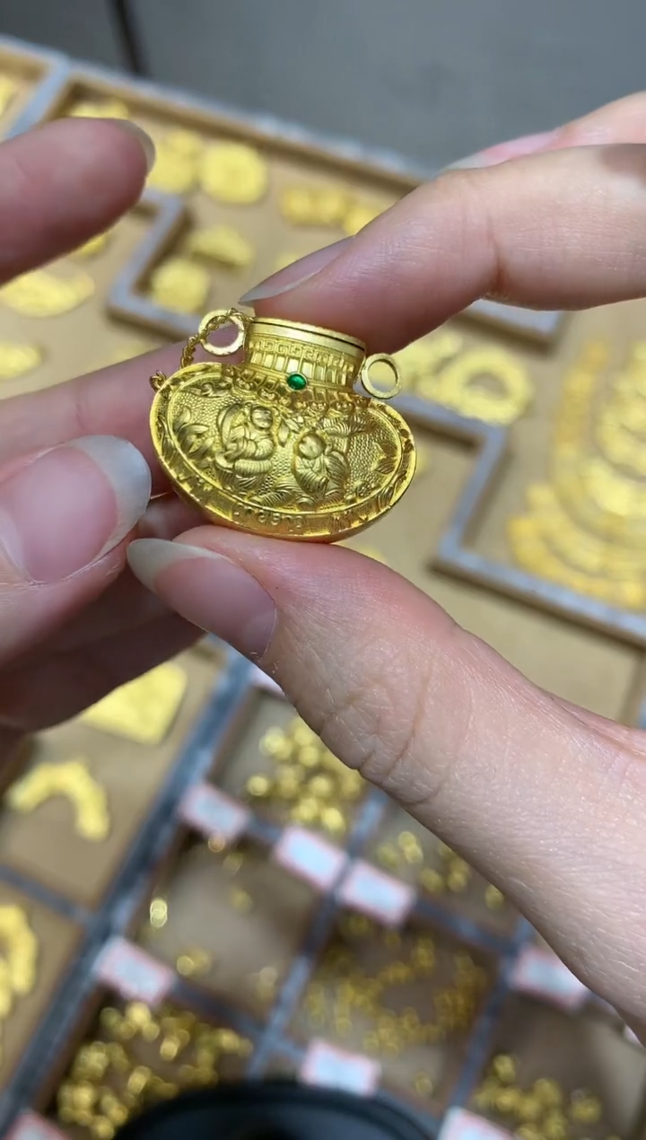 【闪购商品】定制足金吊坠(不含链)W387|10342