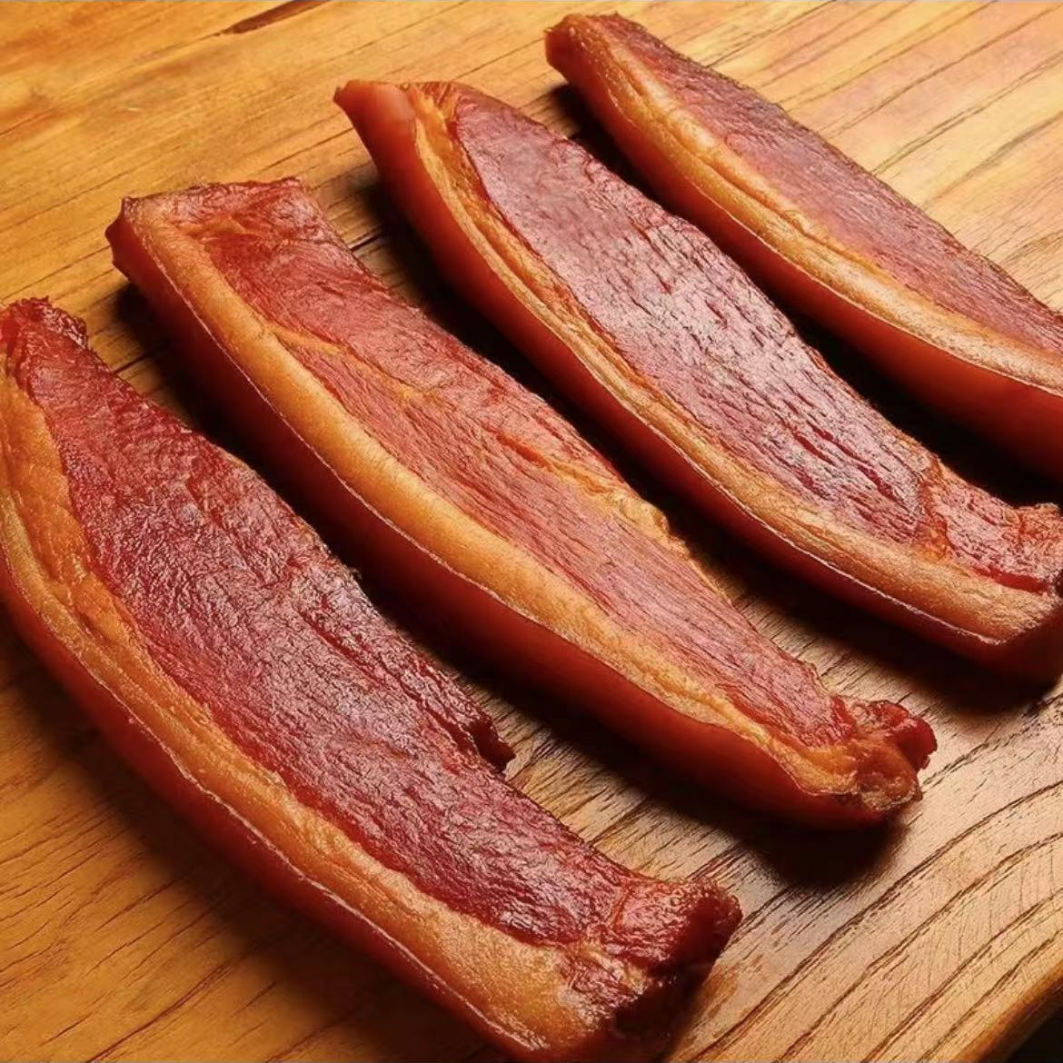 【后腿肉二刀】农家柴火烟熏腿子腊肉美食湖南特产传统风味营养