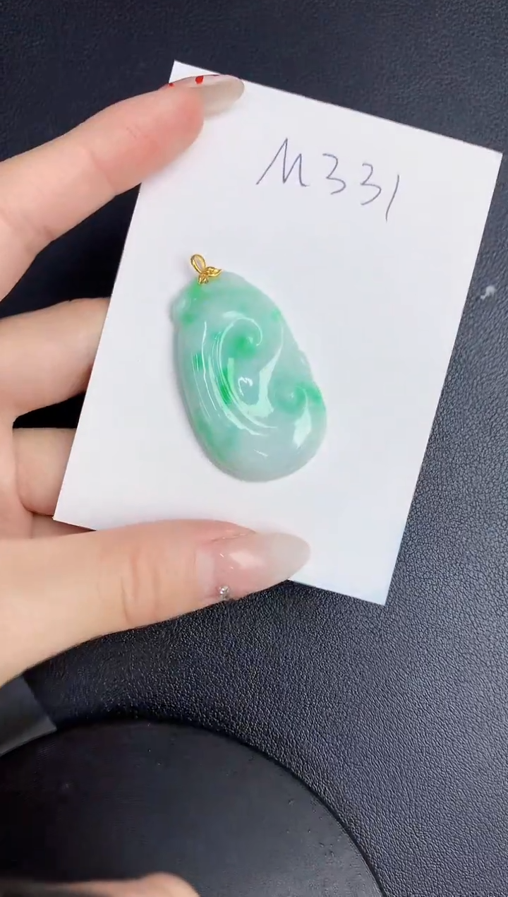 【闪购商品】翡翠颈饰18K金镶嵌00000000000