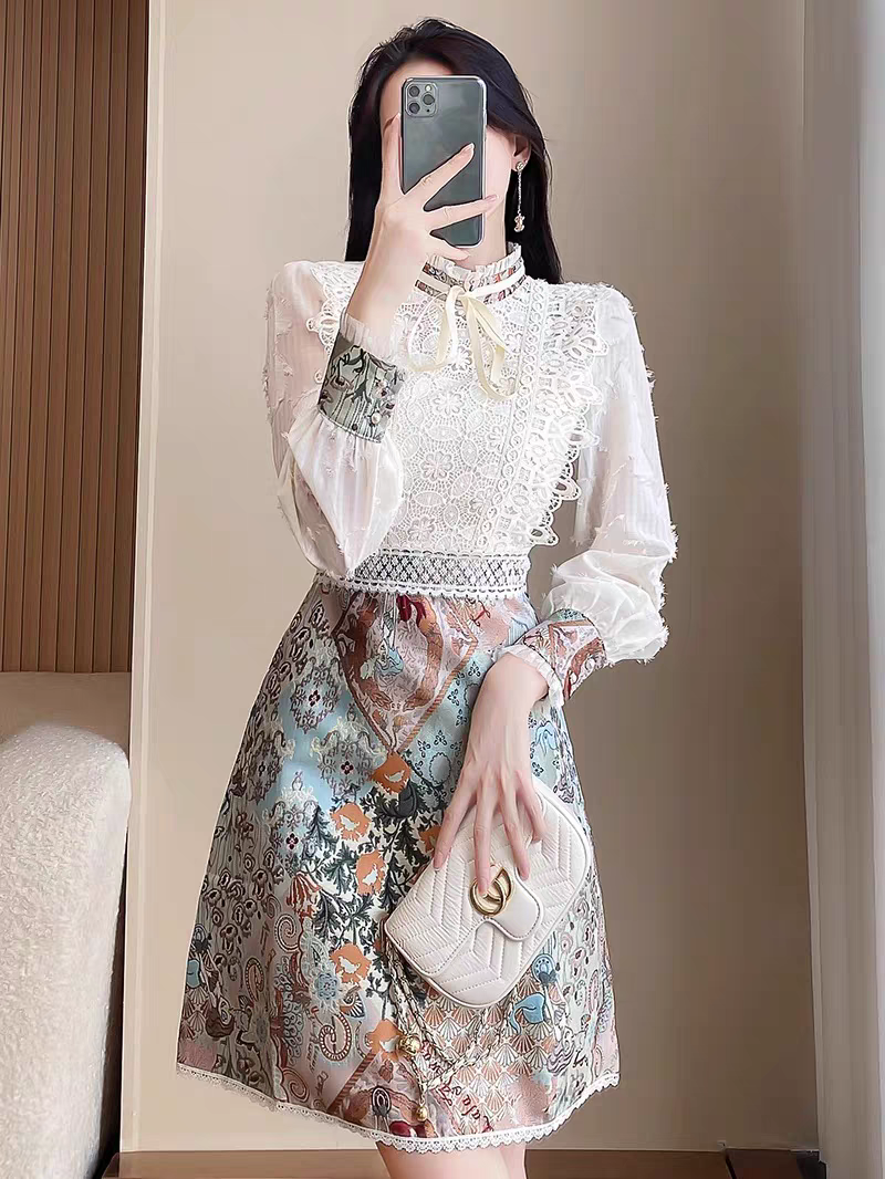 【801-900】沐合高端时尚气质连衣裙