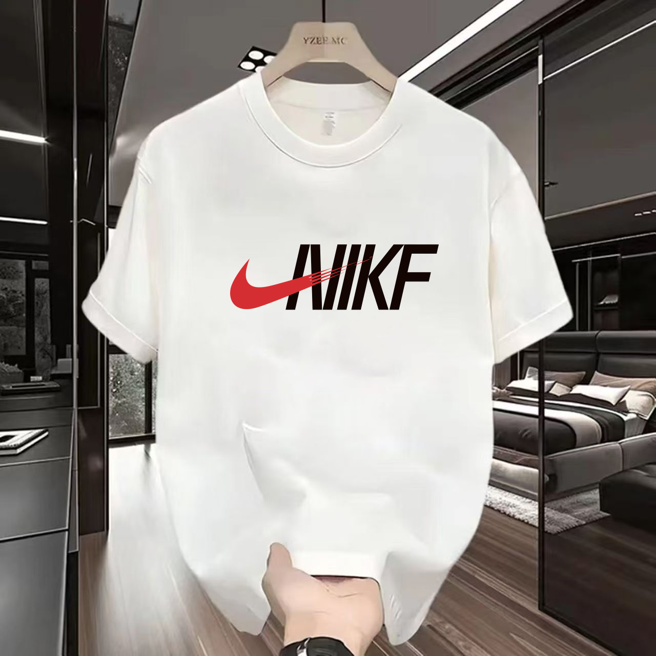 粉丝 【一折福利】夏季潮牌男女同款百搭圆领T恤