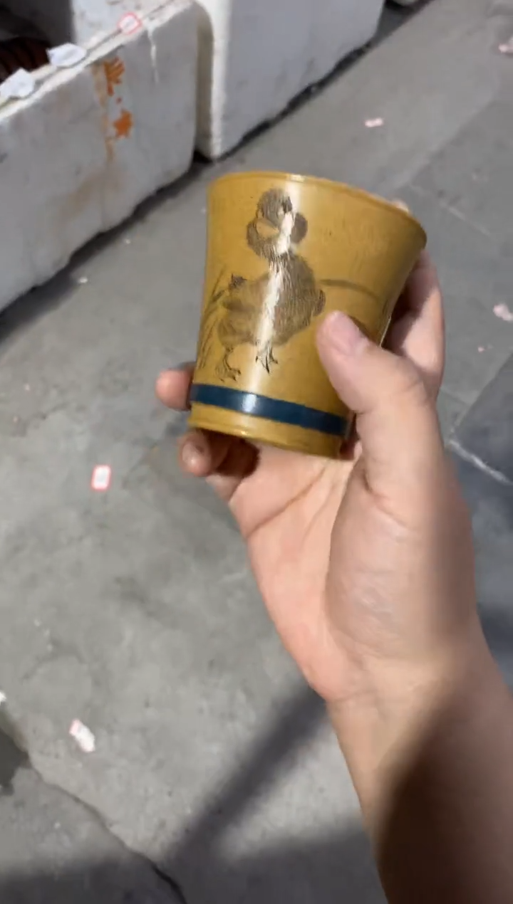 茶杯紫砂非遗茶器-你愁啥