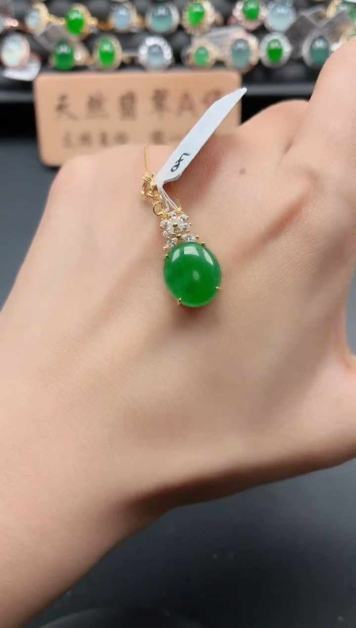 银S925镶嵌戒指翡翠1111