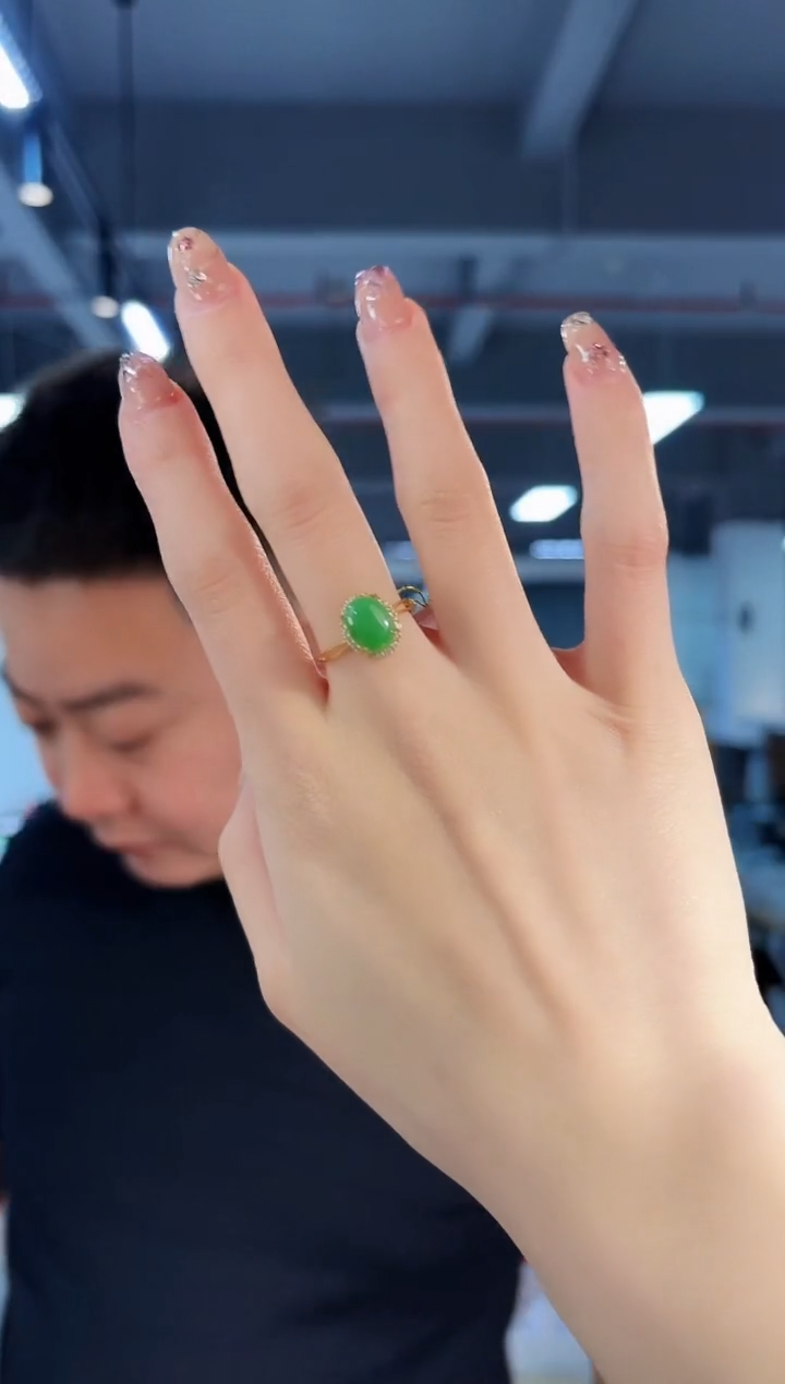 【闪购商品】翡翠戒指未镶嵌缅料A货/支持复检/一件