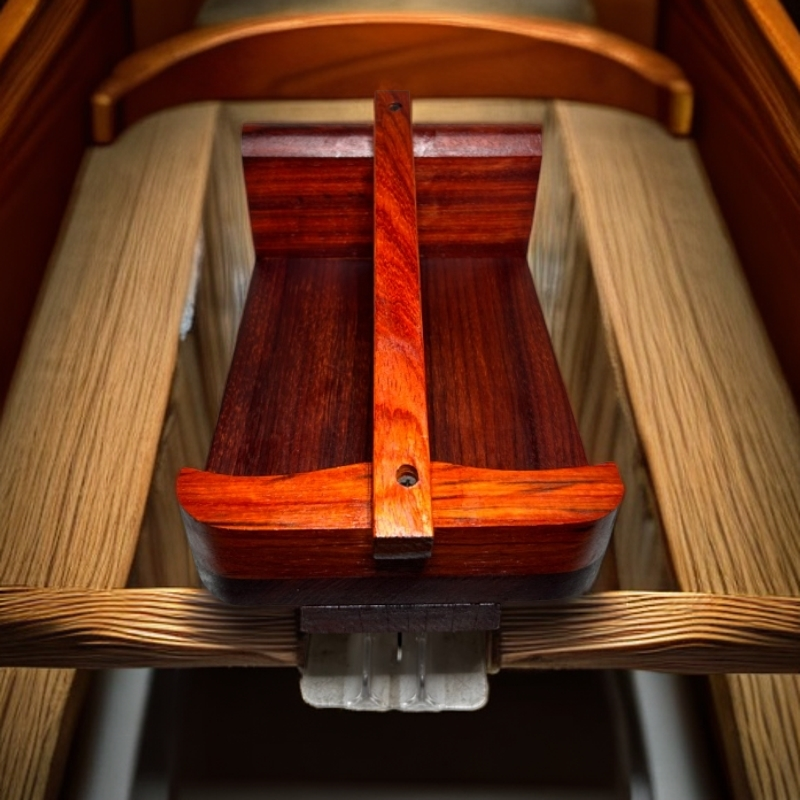 红花梨高速钢冰刀单腿驴