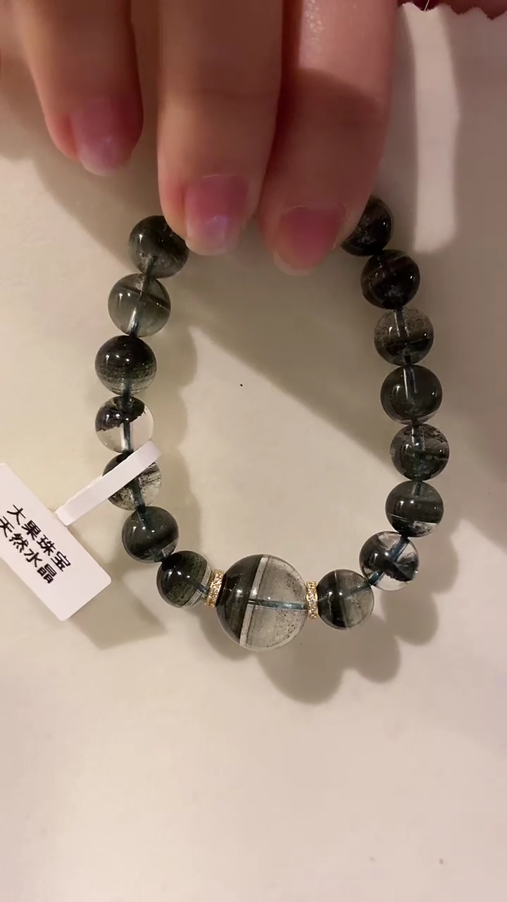 【闪购商品】水晶手链未镶嵌绿幽灵半盆