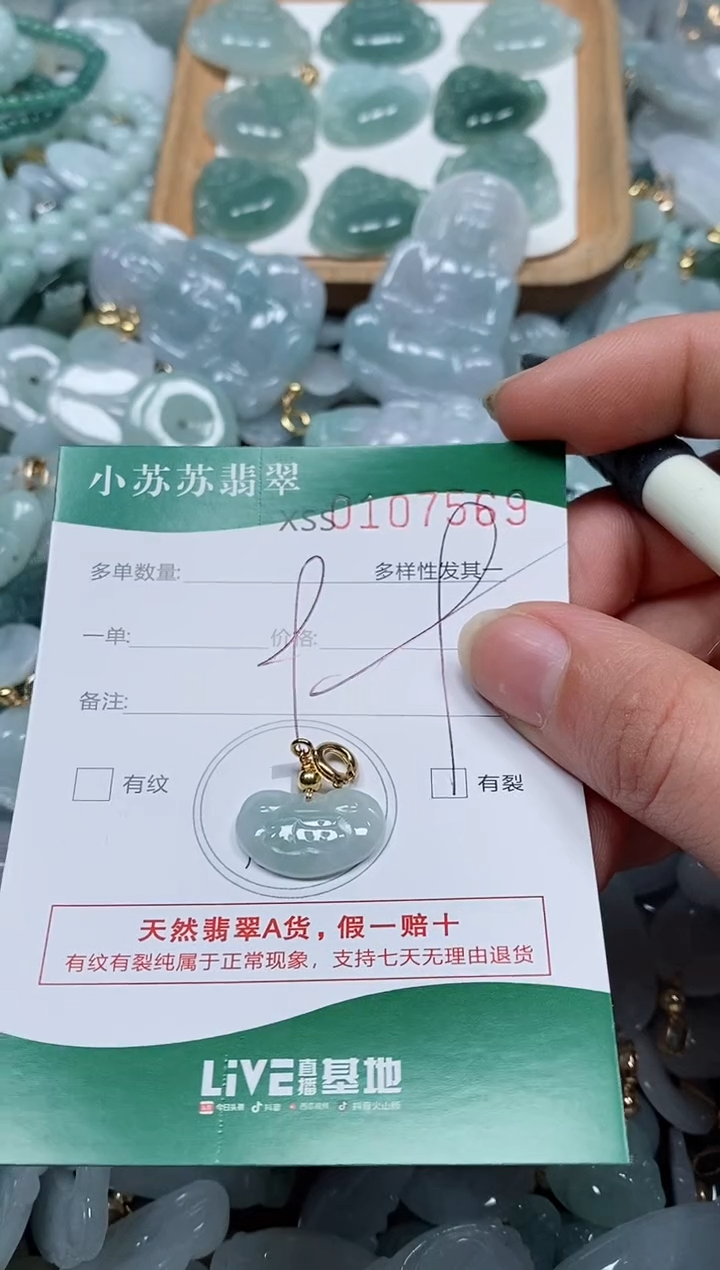 【闪购商品】翡翠颈饰未镶嵌闪购商品0107569