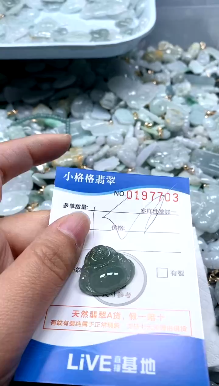 【闪购商品】翡翠颈饰未镶嵌闪购商品0197703