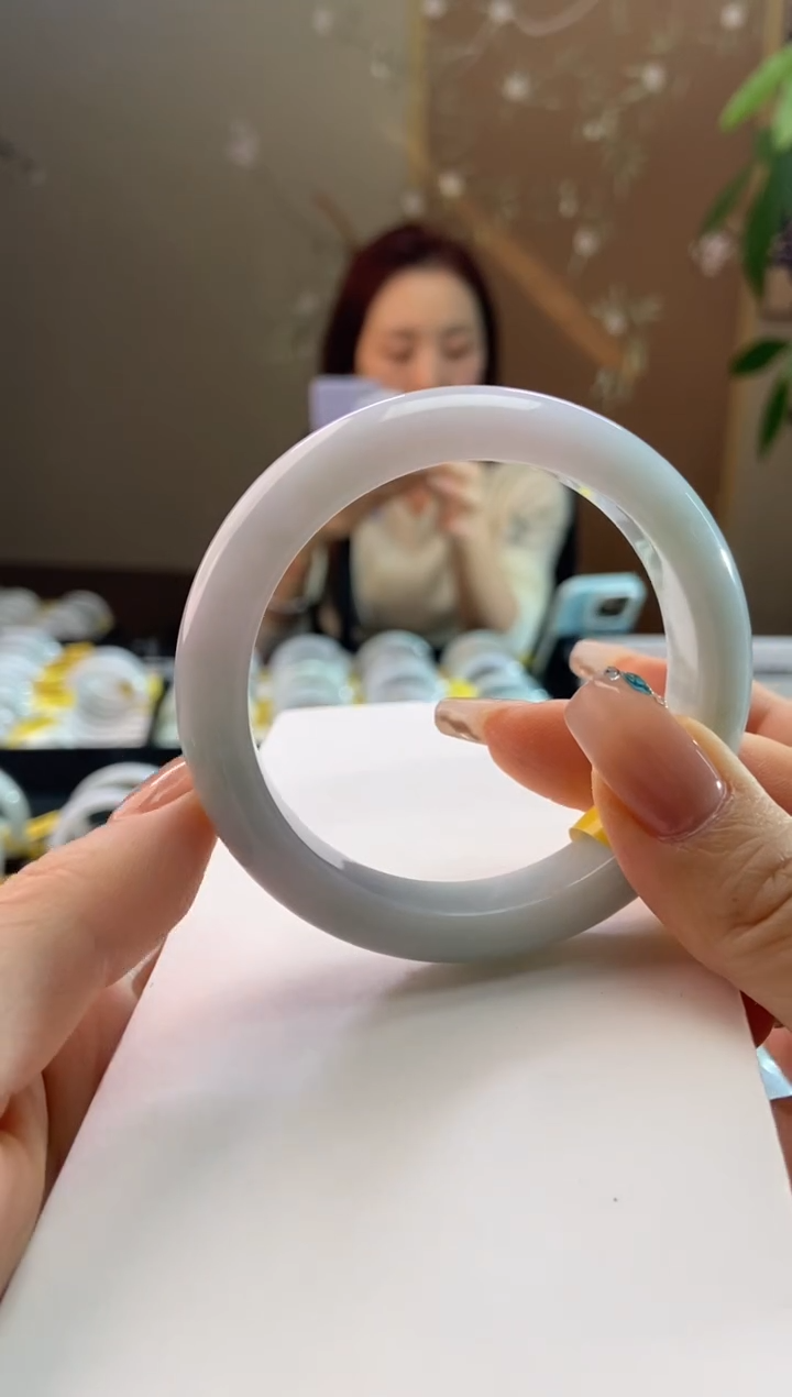 未镶嵌手镯翡翠?***子54.7圈口t