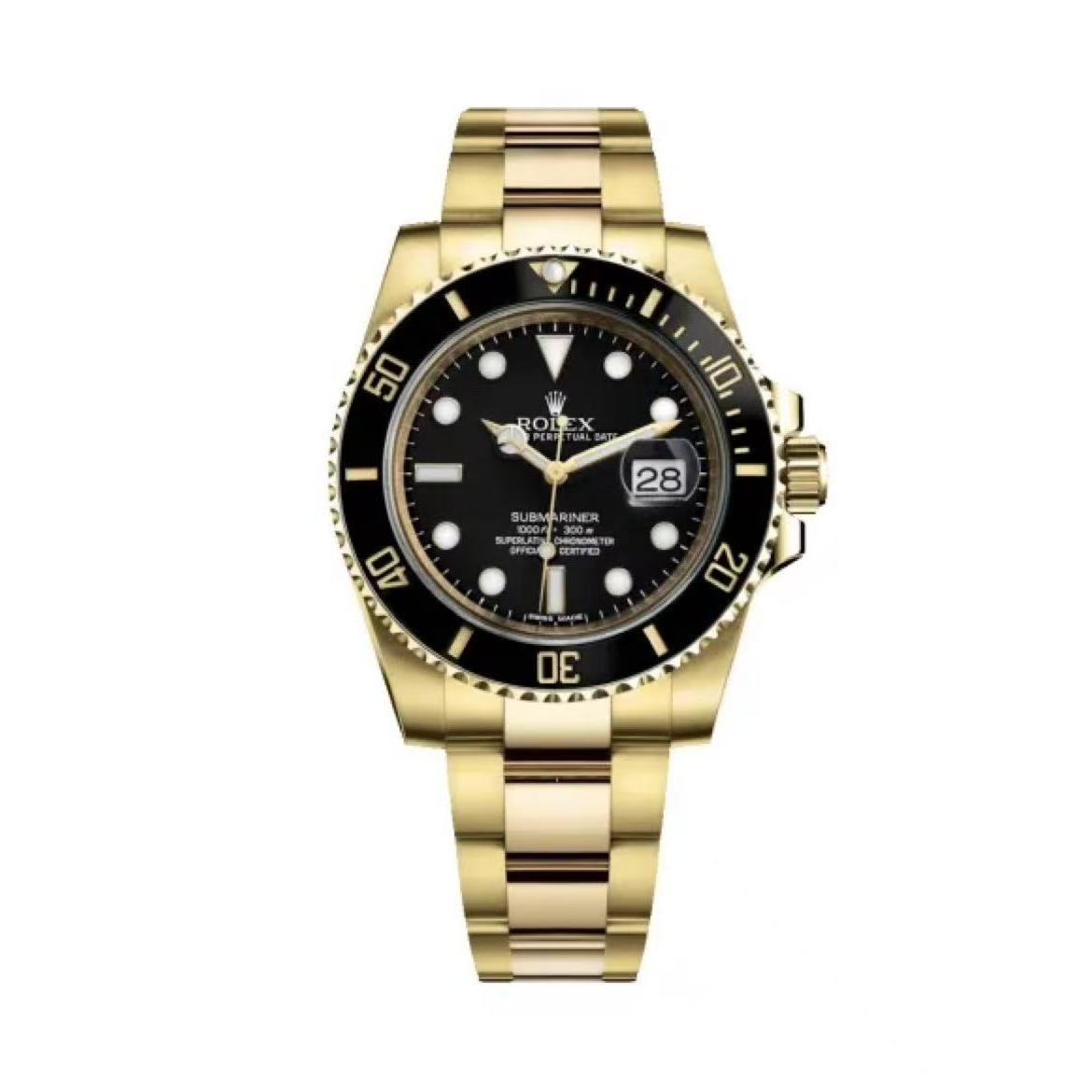 95新 Rolex/劳力士 全金黑水鬼/126618/24全套/41mm/机械/男士