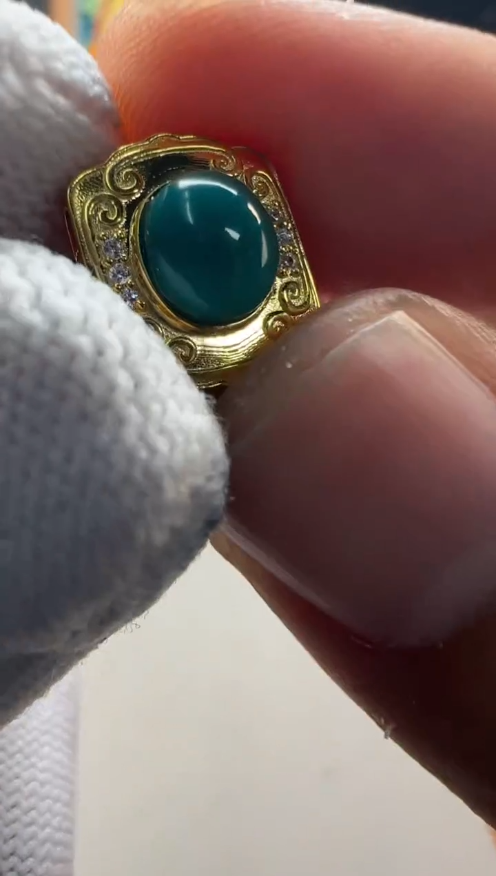 【闪购商品】绿松石配饰18K金镶嵌配饰