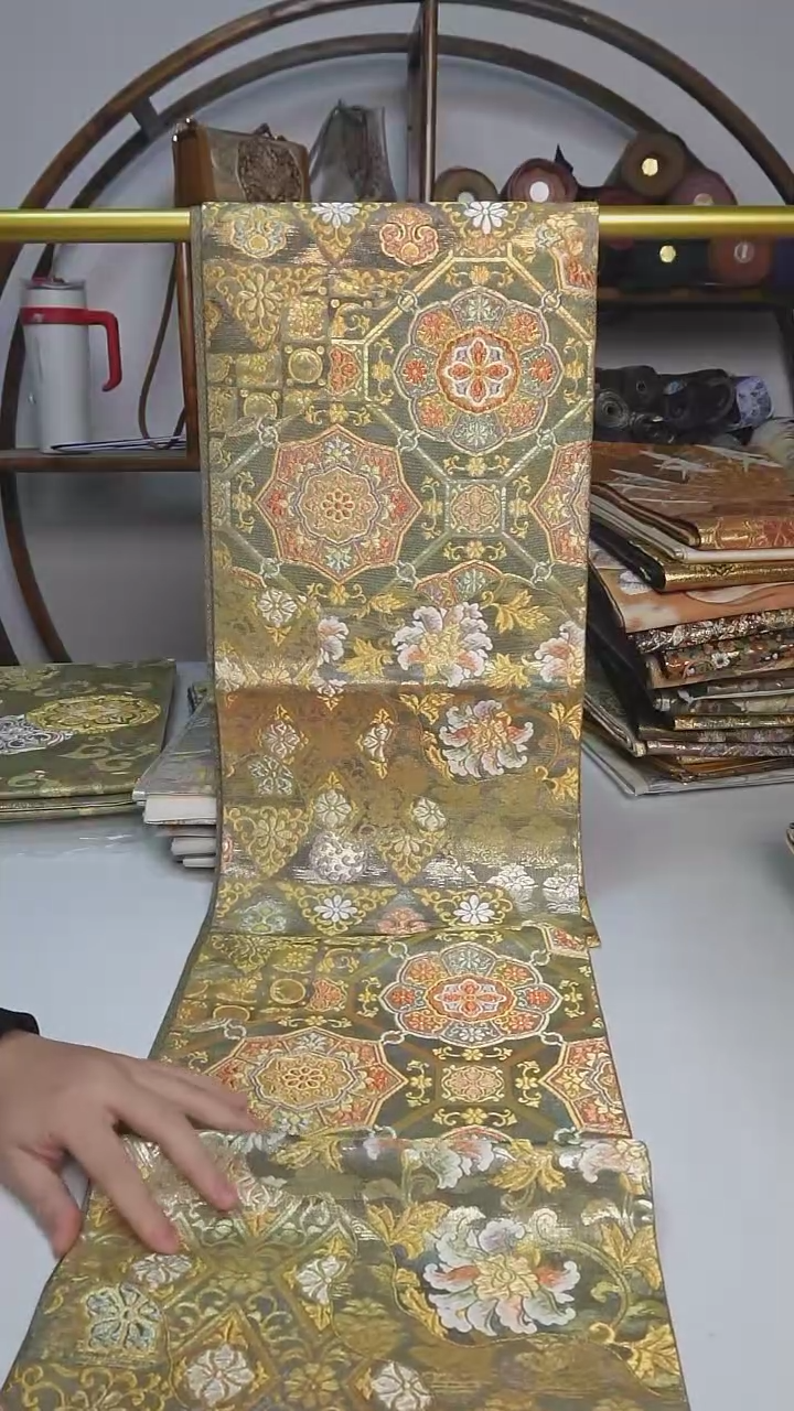 【闪购商品】织绣95西阵织六通宝相花