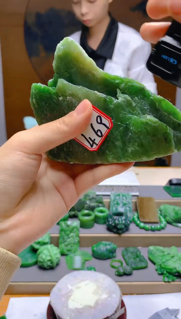 【闪购商品】和田玉（碧玉）珠宝半成品未镶嵌1