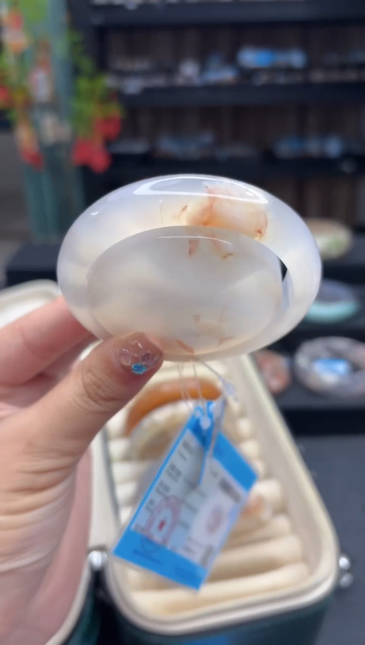 【闪购商品】石英质玉手镯未镶嵌636（56圈赠送镯心）