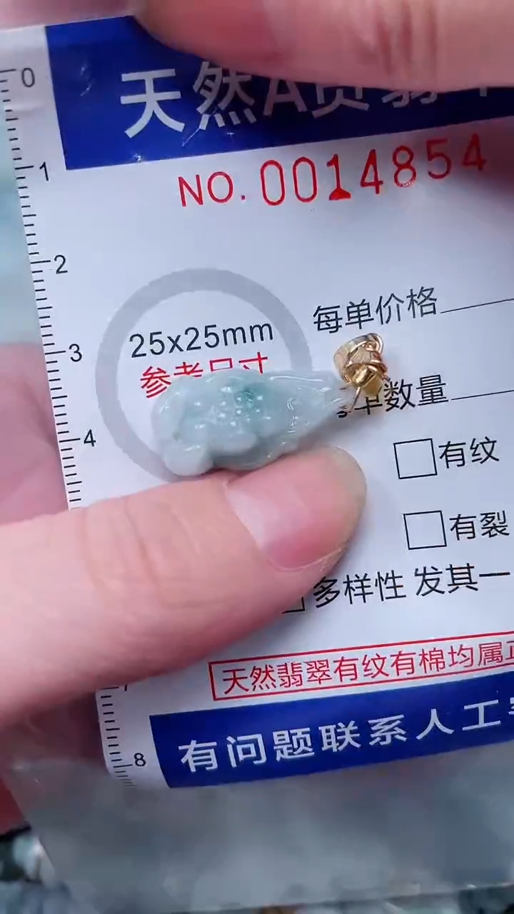 翡翠未镶嵌吊坠(不含链)1