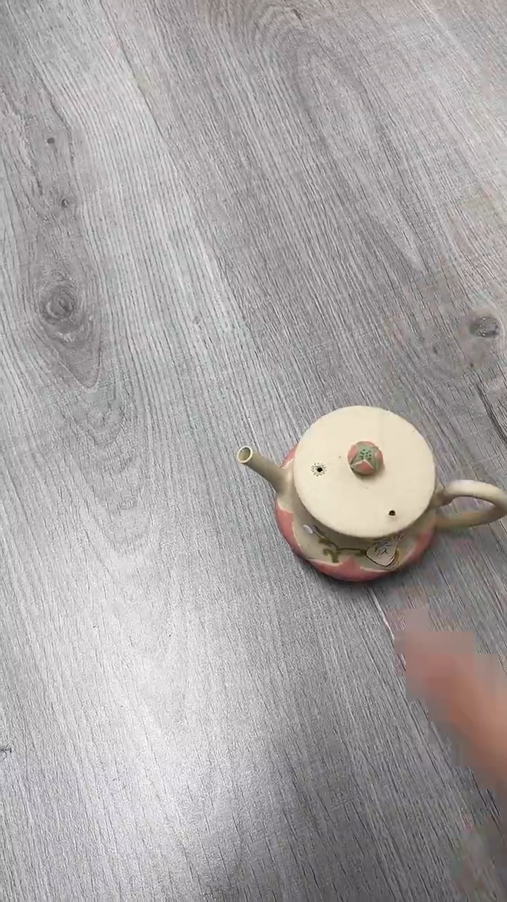 茶壶紫砂白玉段梵花拈花壶