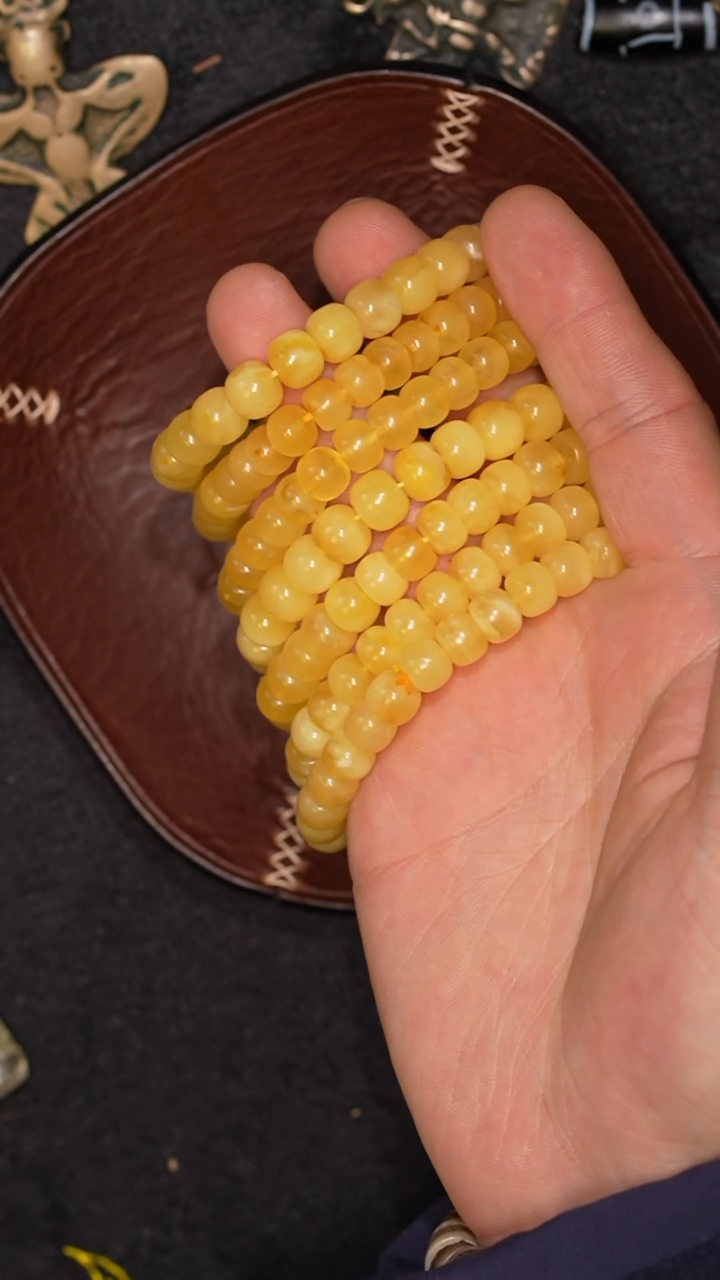 【闪购商品】琥珀套链未镶嵌多样性发其一，DIY一