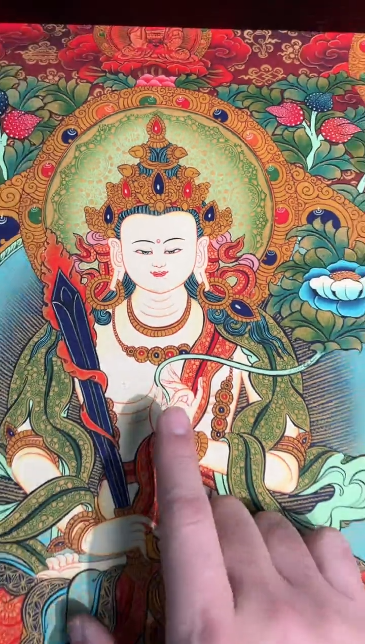 卷轴画天天的唐卡tk160