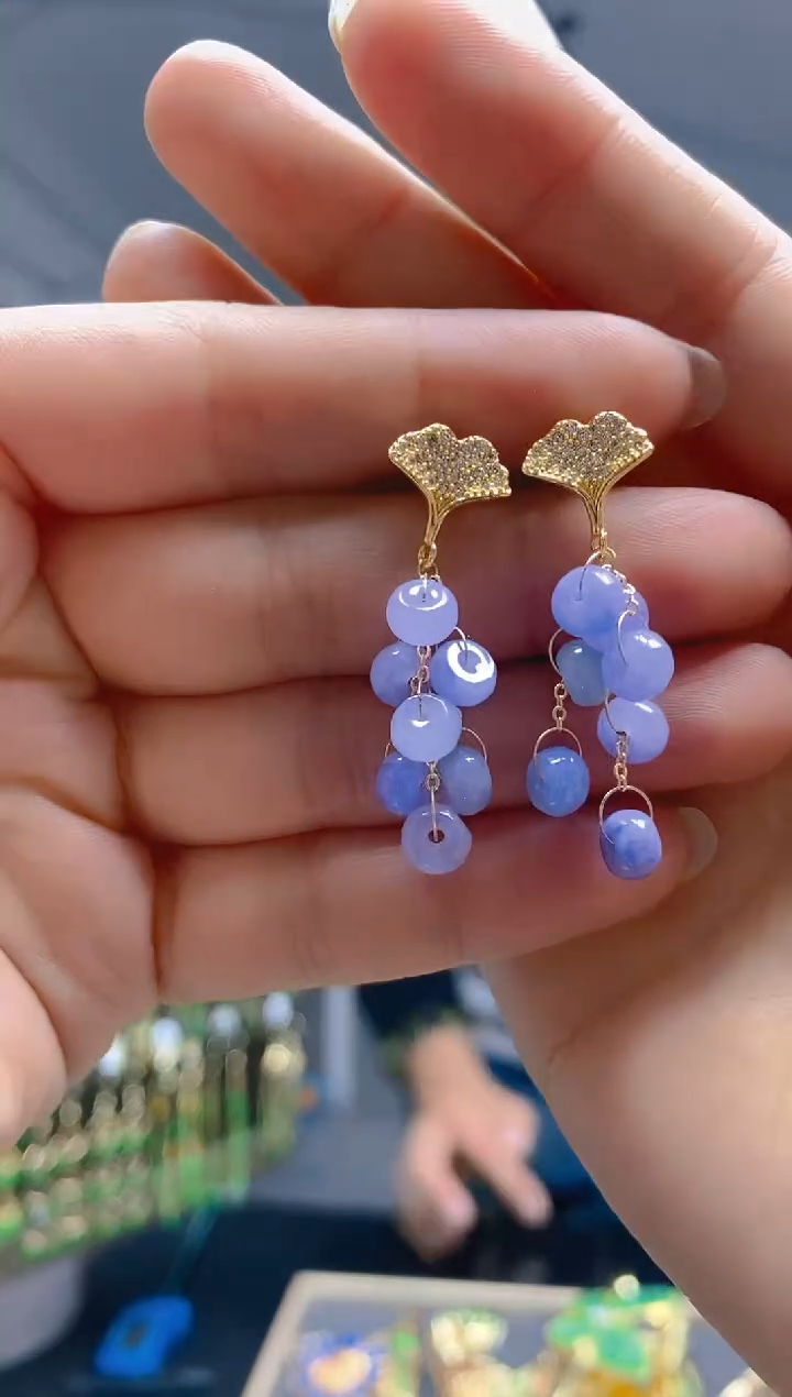 【闪购商品】翡翠耳饰合金0164翡翠