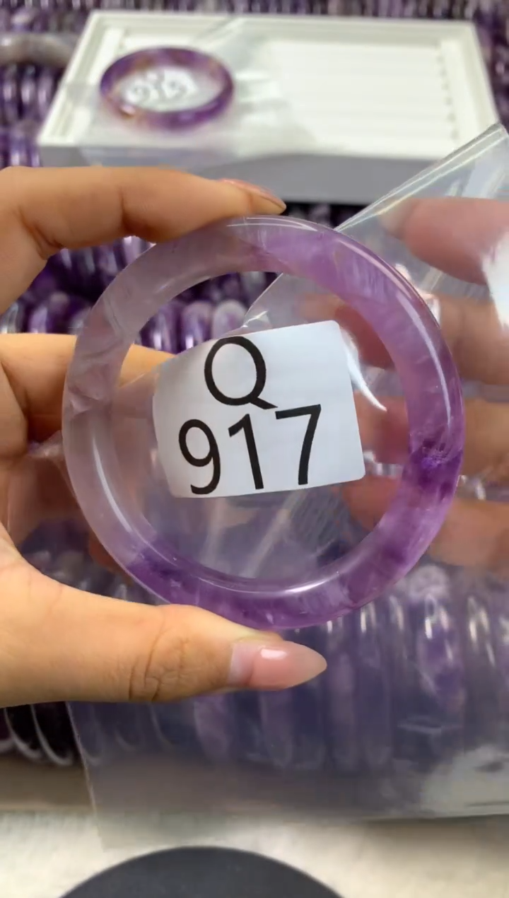 【闪购商品】水晶水晶手镯Q未镶嵌917-58