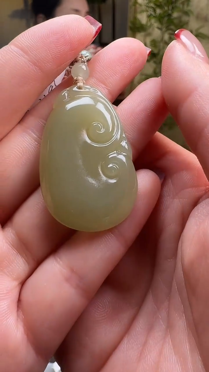 【闪购商品】和田玉吊坠未镶嵌1371 晴水如意
