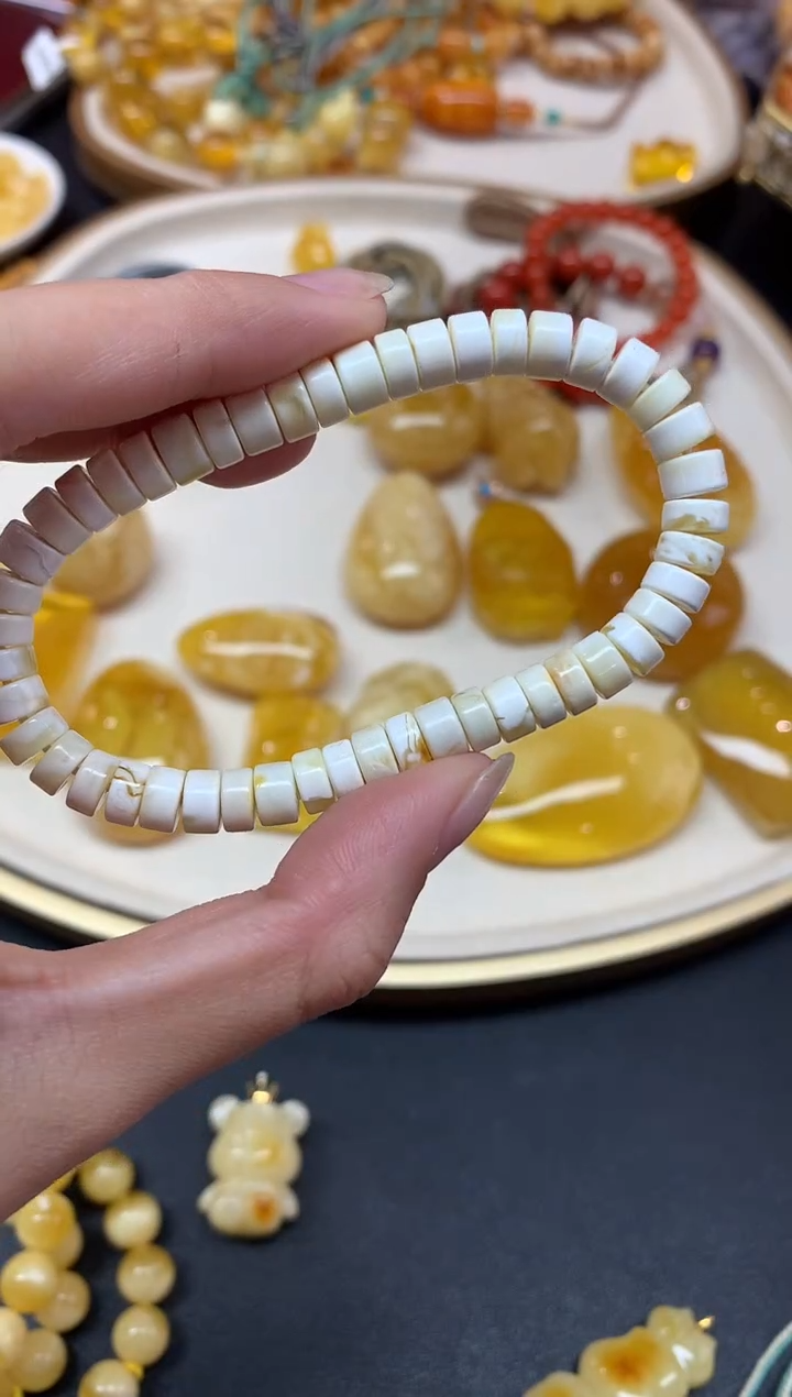 【闪购商品】蜜蜡裸石未镶嵌手串A147|1999