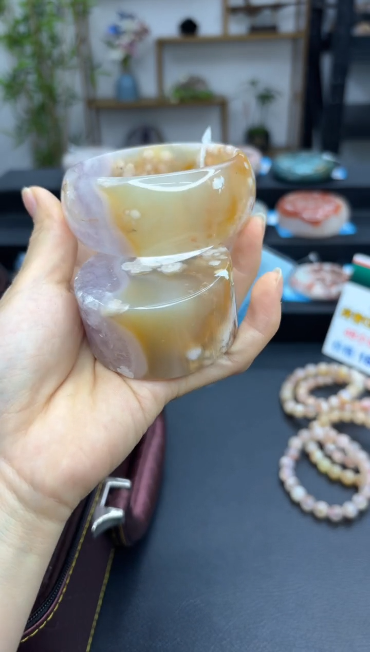 【闪购商品】石英质玉手镯未镶嵌A1190(60圈赠送镯心)