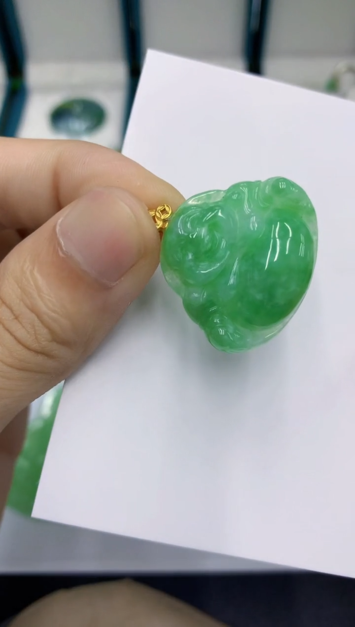 颈饰未镶嵌翡翠翡翠