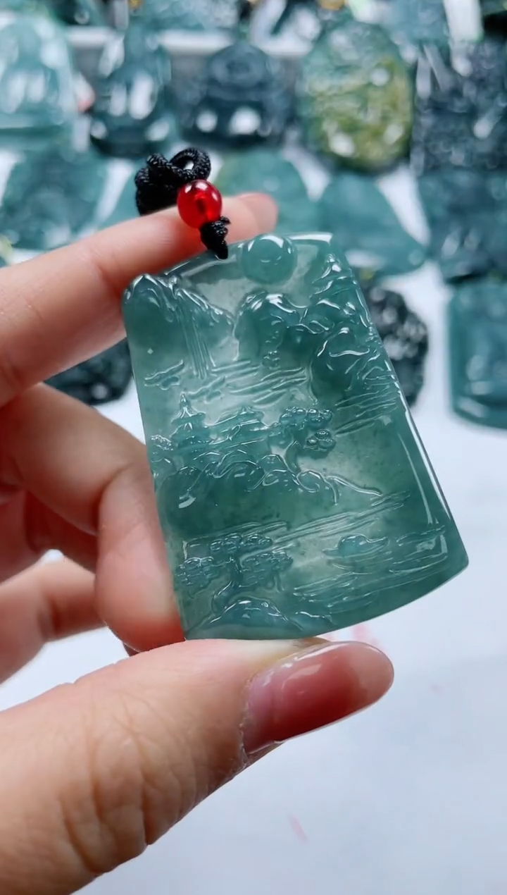 【闪购商品】翡翠颈饰未镶嵌多样性发货一件发货-山水牌