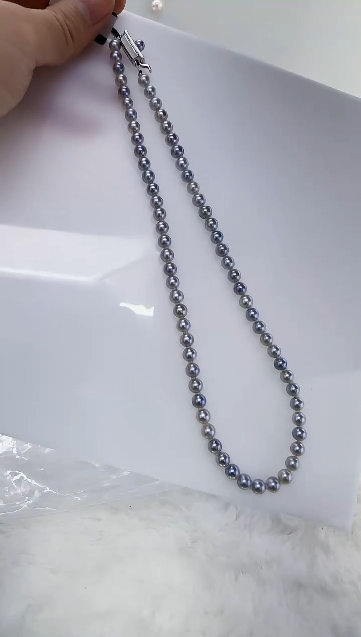 未镶嵌海水珍珠DA珍珠串链6-7 t708