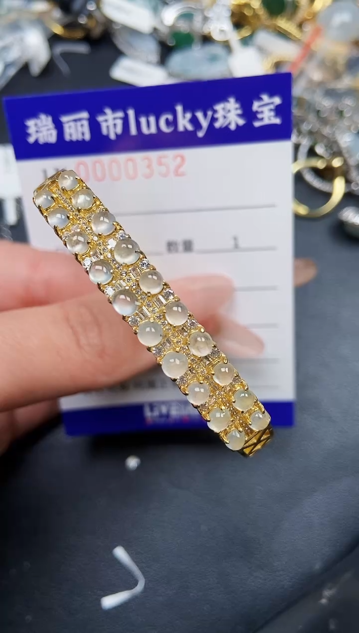 【闪购商品】翡翠颈饰银S925镶嵌0352