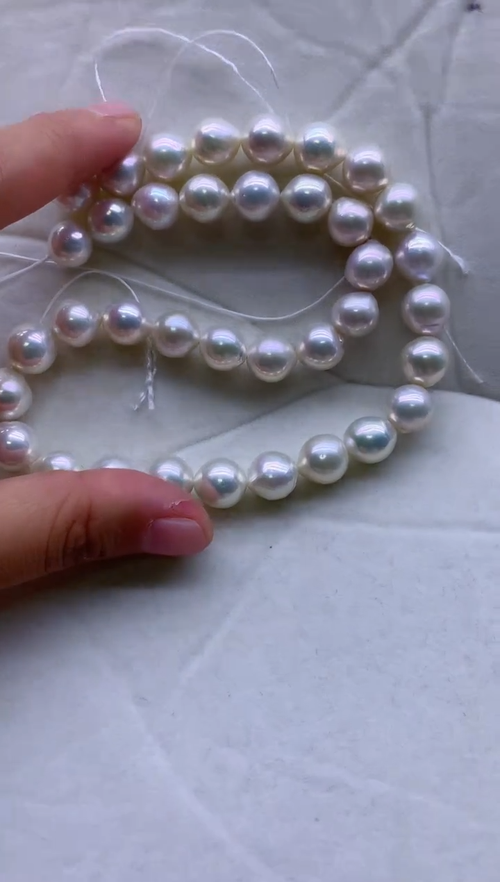 【闪购商品】淡水珍珠项链银S925镶嵌淡水珍珠项链