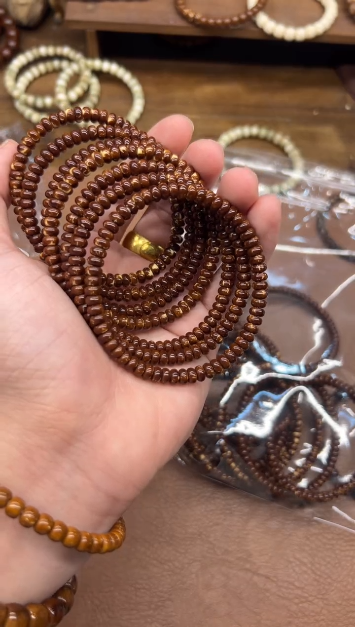 手串紫金鼠A984 卡6陈籽火焰纹实心鼠尖纯肉算盘