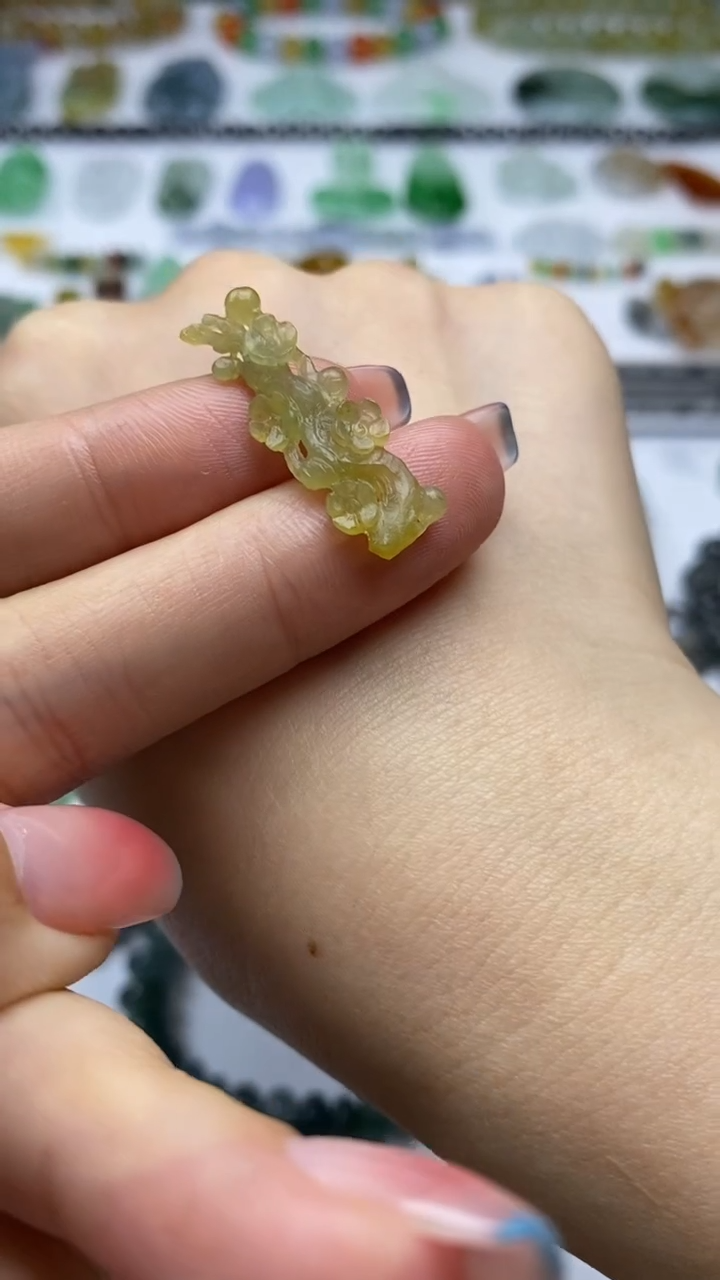 未镶嵌定制翡翠毛货定制不退不换