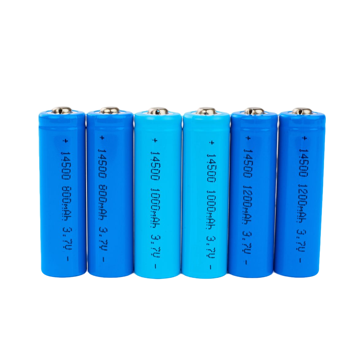 全新大容量3.7V可充电锂电池用于手电筒头灯风扇话筒收音机