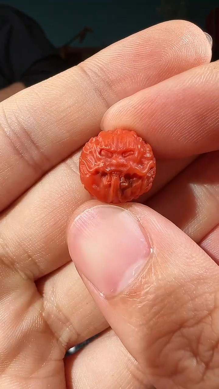 【闪购商品】南红玛瑙颈饰未镶嵌龙珠单颗