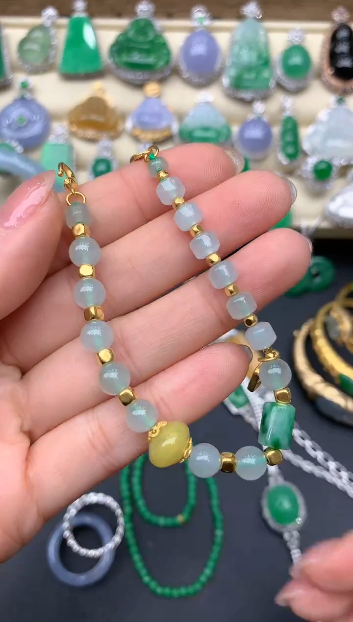 【闪购商品】翡翠手串未镶嵌470-中国好珍宝