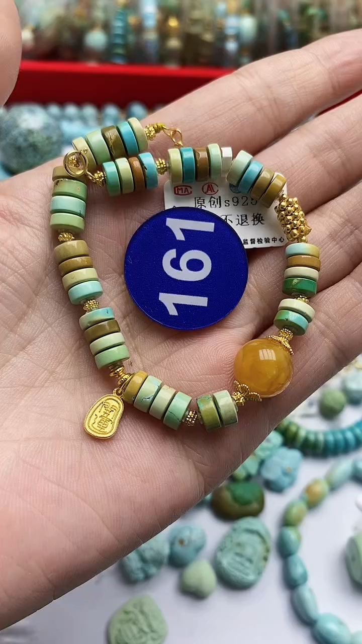 【闪购商品】绿松石项链银S925镶嵌161
