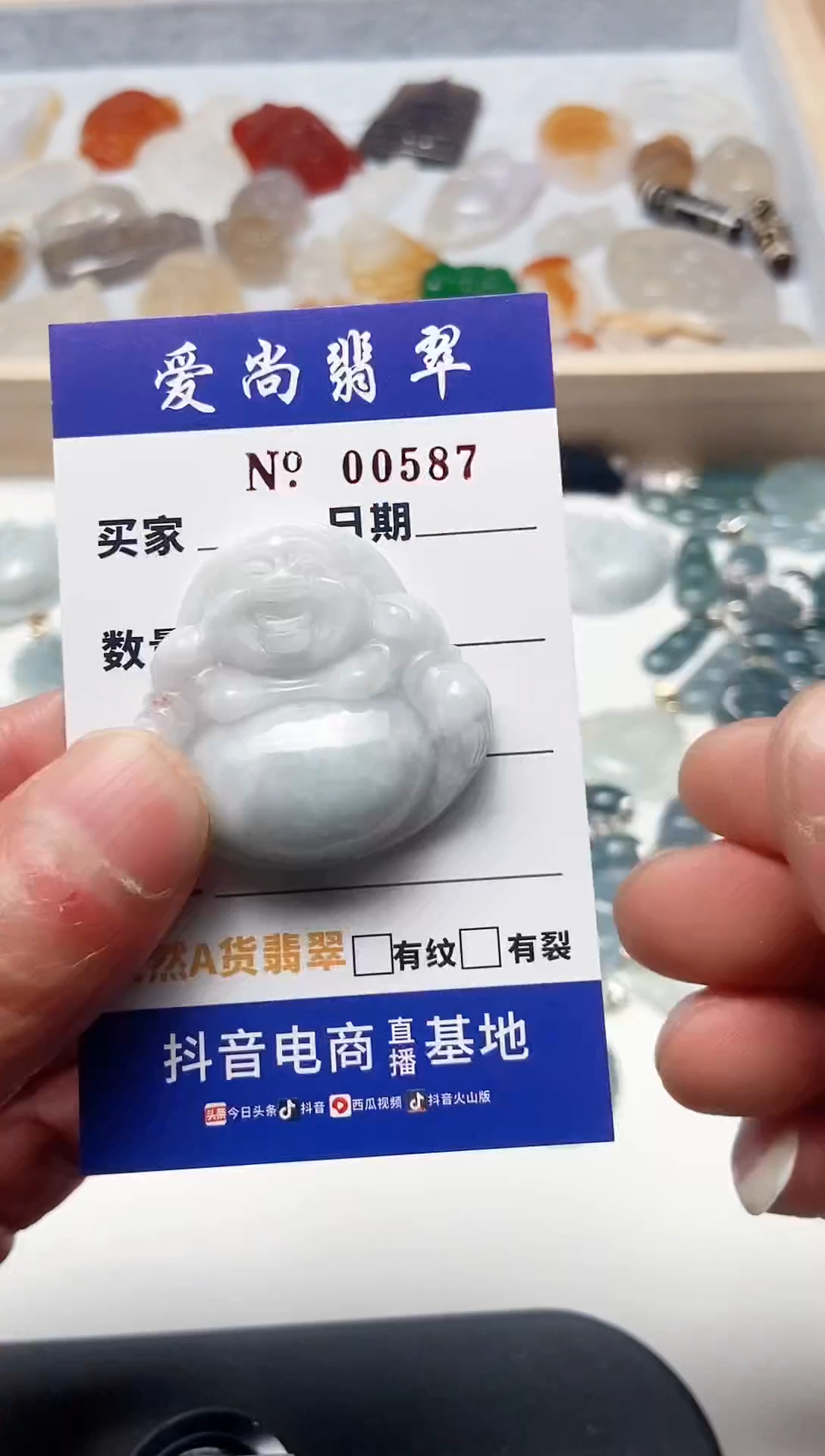 【闪购商品】翡翠吊坠(赠链)未镶嵌多样性拍一发一000