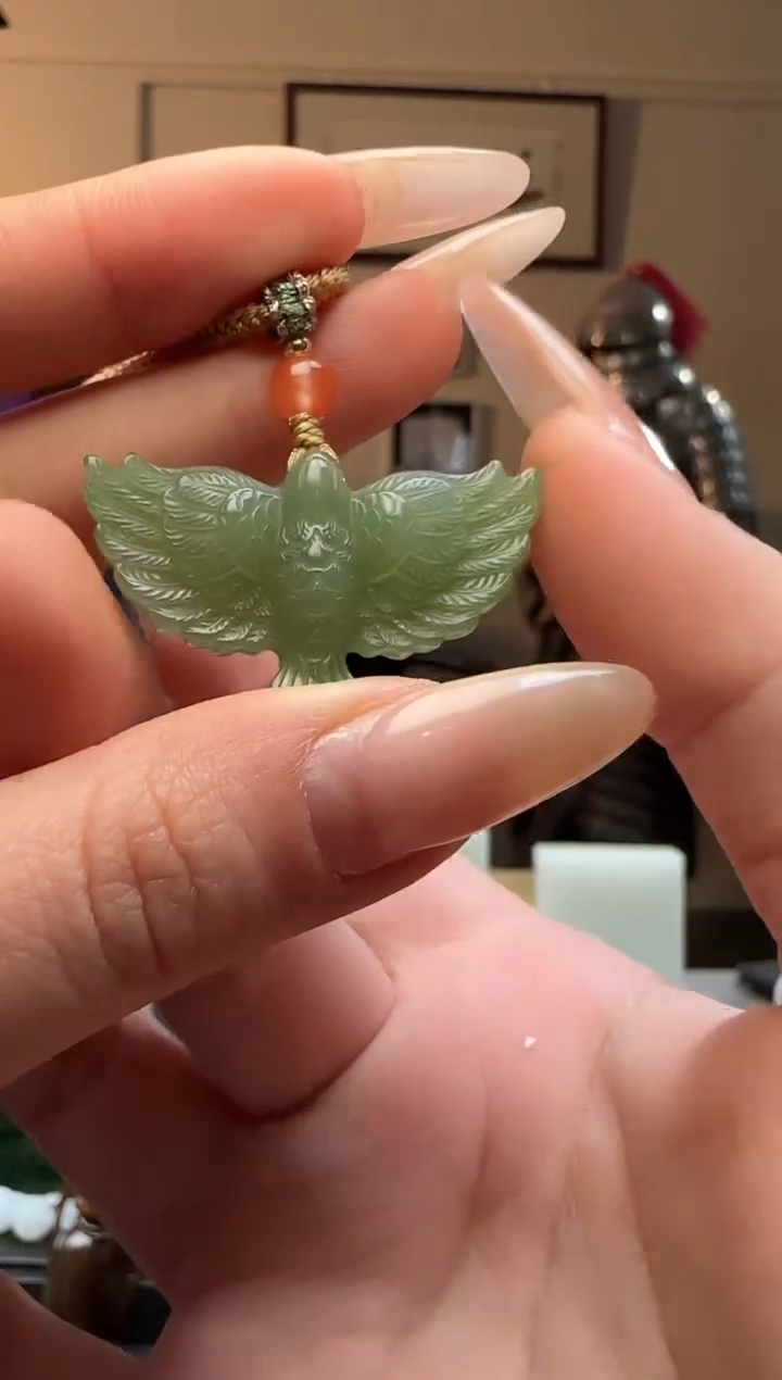 【闪购商品】和田玉碧玉未镶嵌吊坠