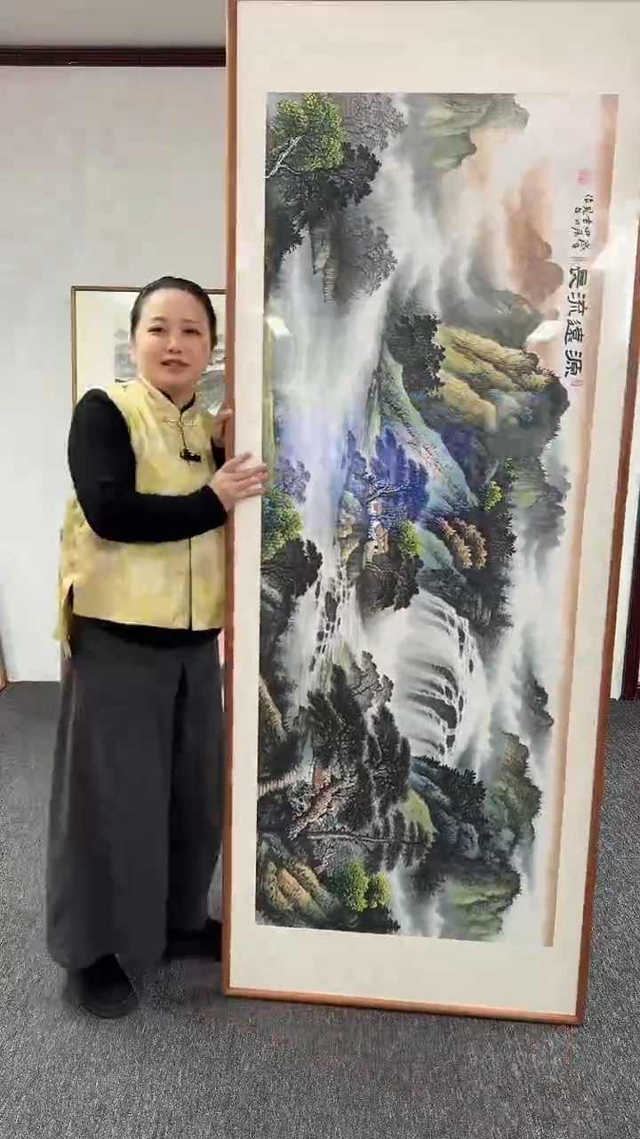 【闪购商品】国画源远流长210*80张见召老师
