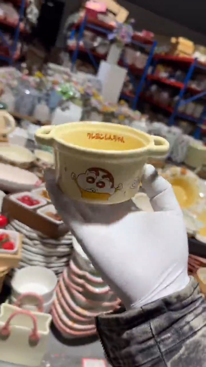 陶瓷双耳碗微瑕 凑满20元包邮