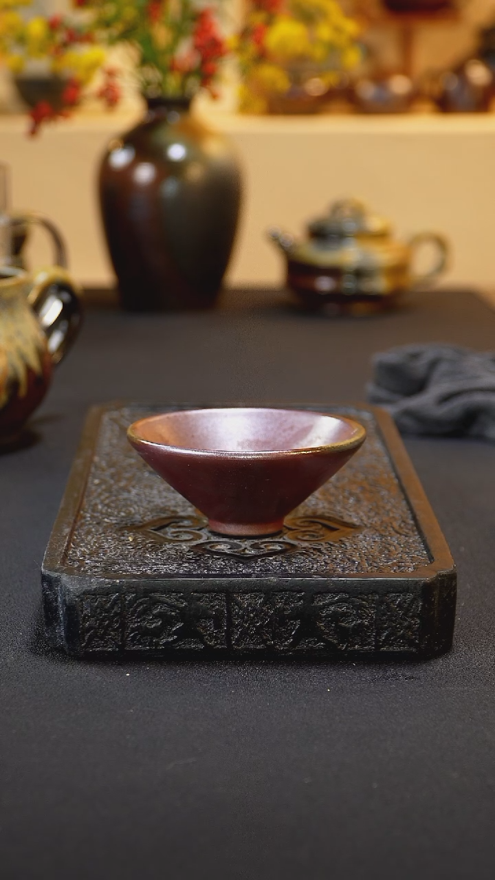 茶壶紫砂纯自然柴烧