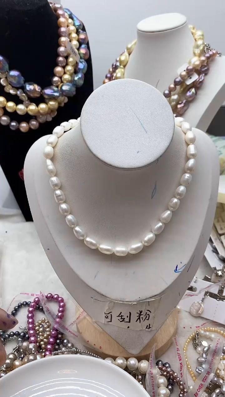 【闪购商品】淡水珍珠颈饰钛钢191