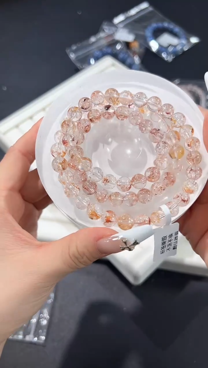 未镶嵌手串水晶20b多样性发其一【1条】默认微瑕8mm